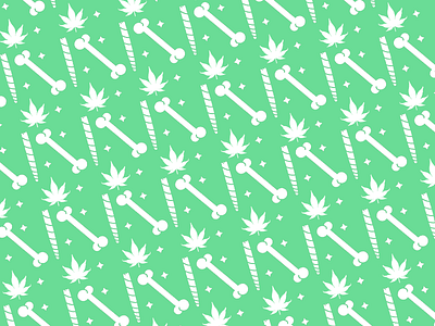 Stoney Boney all over print blunt branding cannabis cbd green joint leaf leaves marijuana natural pattern print smoke weed white