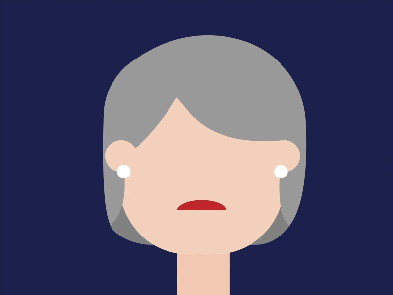 When you can't hear the British public after effects animation brexit character election gif illustration loop looping may mograph motion parliament pearls politics ssh theresa uk vote voting