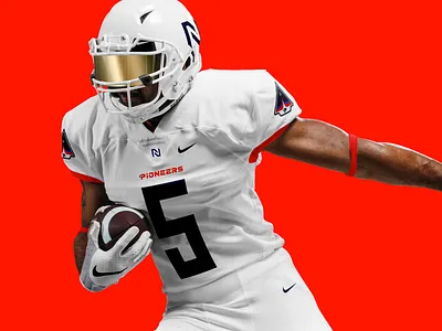 Northland Pioneers - Football Jersey branding college football jersey logo space