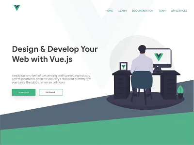 Vue.js adobexd animation bangalore beginner color css css3 design dribble front end html5 illustration nepal nepali sketch ui ux vector web webdesigner