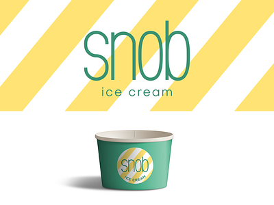 Ice Cream Company - Logotype - Daily Logo Challenge (Day 27) branding custom daily logo challenge dessert ice cream icon logo logotype logotypedesign moo family farms scooop snob text type typography