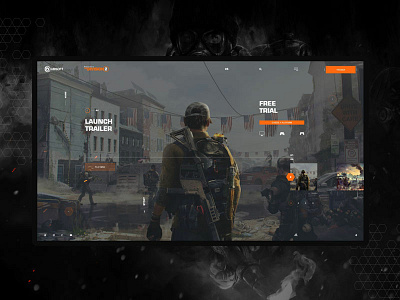 The Division 2 game interaction interface design ubisoft uidesign ux ui design webdesign