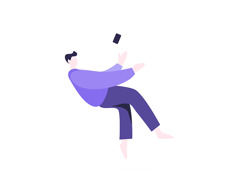 Floating after effect animation illustration illustrator motion design vector