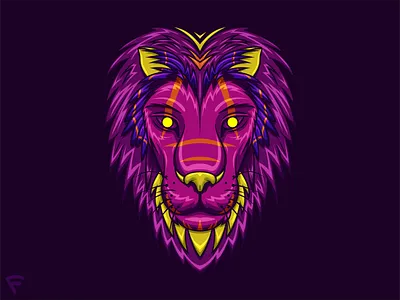 Sacred Lion The Illustration album cover artworks book cover carnivore colorful colorful illustration custom custom illustrations design illustration lion lion head t shirt illustration vector vector artwork vector illustrations vector tracing wild wildlife