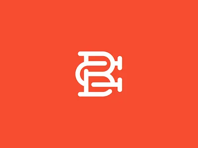 B + C brand branding logo mark