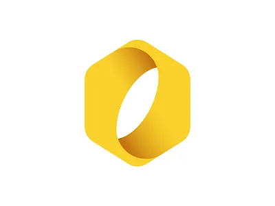O Logo brand branding icon identity letter lettermark logo logotype minimal monogram o typography ui ux yellow
