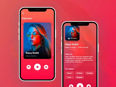 Dating App app clean dating finder info match profile