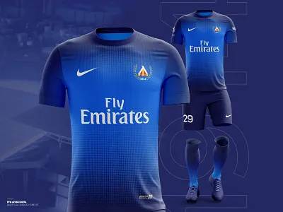 ️⚽️ Levski Sofia 2019/20 home kit blue branding football football club gradient illustration kit krs krsdesign levski logo nike sport branding sport club t shirt design