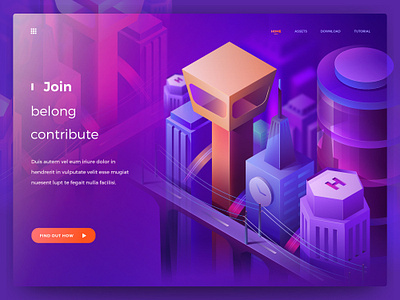Build Isometric City city digital illustration isometric ui uiuxdesign web