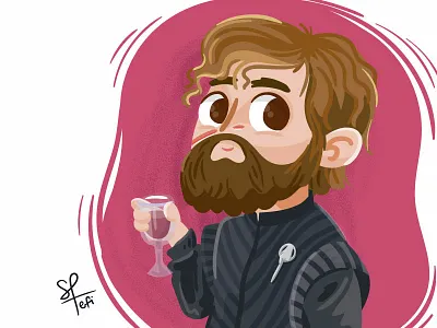 Tyrion Lannister character game of thrones got illustraion illustrator lannister tyrion vector