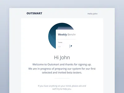 Outsmart Email abstractic branding email marketing outsmart saas