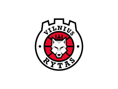 BC Rytas ball basketball brandig design logo rebranding vector vilnius wolf