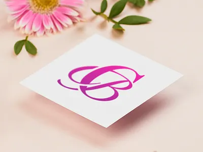 Camelia Bara Monogram Logo beautiful girl beauty beauty logo branding camelia bara logo emotional intelligence fashion feminine feminine logo girl identity logo minimal monogram logo panter vision pink wellness woman