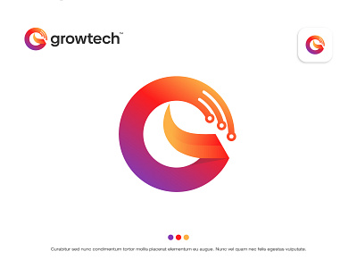 Growtech Logo Design, Letter Mark G Logo, Tech Logo brand identity branding creative fintech gradient logo identity letter g letter mark logo logo design logodesigner logomark logos logotype modern logo monogram tech tech logo technology logo unique