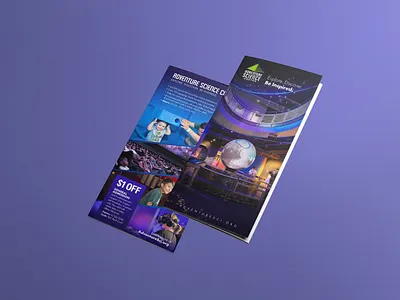 Adventure Science Center Travel Brochure adventure science center advertising brochure museum nashville planets science travel