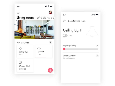 Smart home mobile app dailyui ui mobileapp smarthomeapp