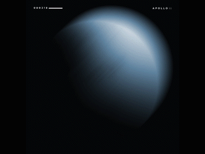 Saturn 5 Title sequence animation glitch minimal motion graphics planets saturn v simple space title sequence