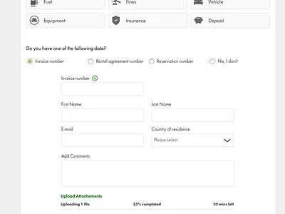 Contact us section form design desktop e commerce form form elements icons product type typography ui ux web website