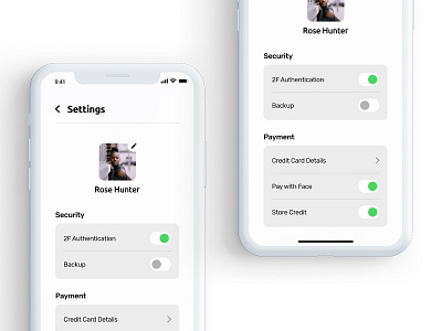 Daily UI #007 - Settings app apple concept daily dailyui design ios ios design material design ui ux