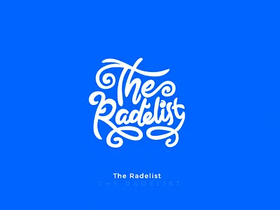 The Radelist Calligraphy Logo calligrapher calligraphy calligraphy logo lettering lettering art lettering daily logo typography