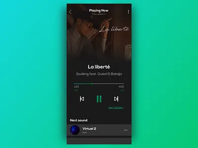 Spotify UI redesign app clean design ios minimal mobile music music app music player music player ui music ui player reader redesign sound sound design spotify ui ux web