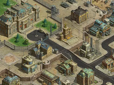 Base architecture art building concept concept art design game game art game artist game asset illustration isometric isometric art isometric illustration map maps mobile game