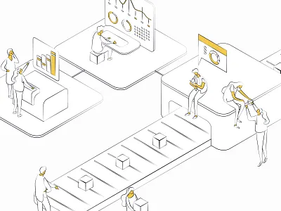 Factory illustrations factory illustration illustrator outline
