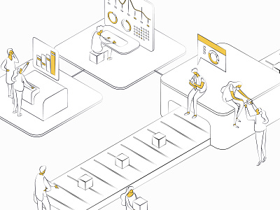 Factory illustrations factory illustration illustrator outline