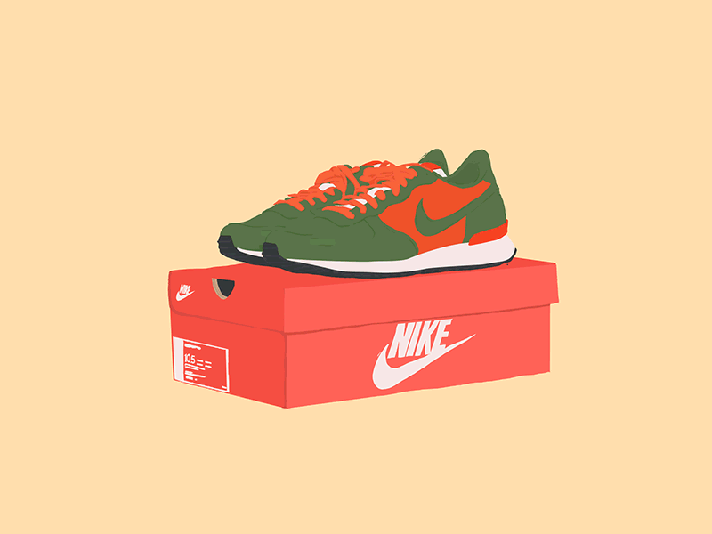 Air VRTX 2d animation animation loop frame by frame frame by frame animation gif gif is life loop motion design motion graphics nike air nike air vrtx photoshop sneakers subtle strokes