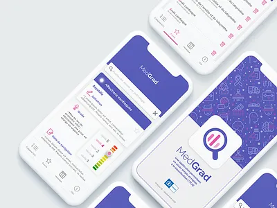 Medical app interface design medical app ui design ux design visual identity