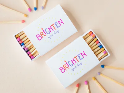 Circadian Collection Matchbox candle packaging cute hand lettering lettering matchbox matches packaging tagline