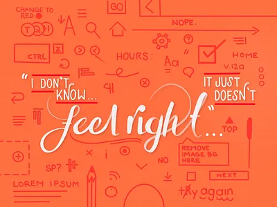 The Review hand drawn hand drawn type iconography icons lettering lettering brush monoline procreate script sketch type typography ui user experience ux