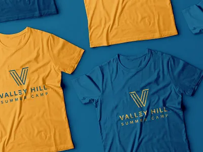 Valley Hill Summer Camp apparel identity logo