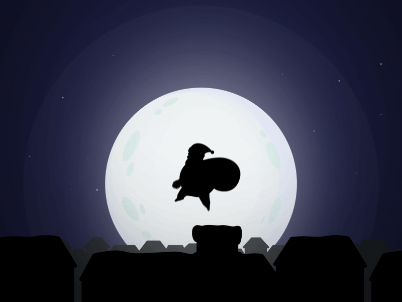 Santa’s Problems after effects animation character animation holidaycard motion design motion graphics santa som