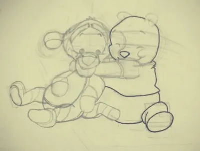 Model Winnie The Pooh And Tigger illustration