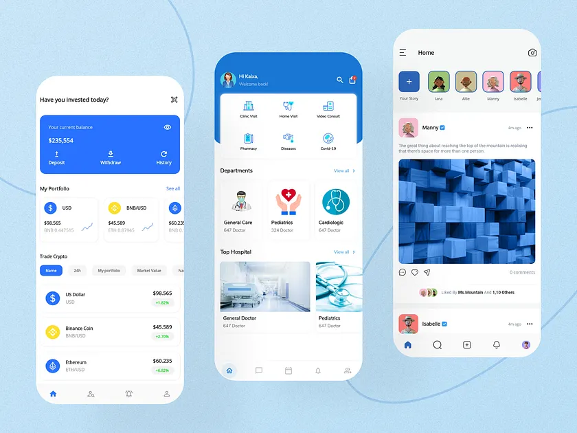 Flutter UI Template designs, themes, templates and downloadable graphic ...