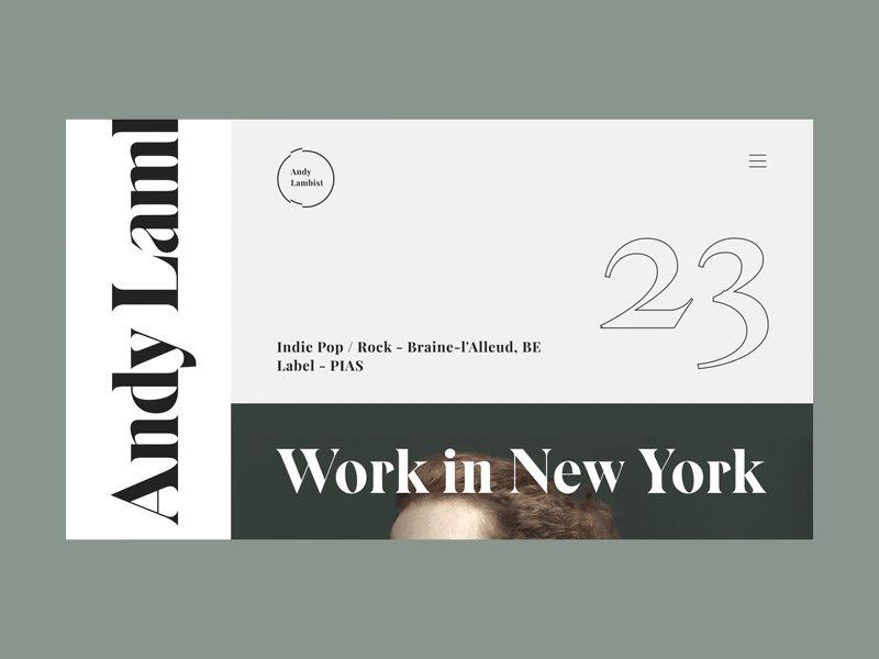 Personal Website after effects animation branding design graphics homepage interface logo ui ux video website