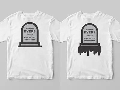 Will Byers Gravestone burial design funeral grave gravestone headstone illustration stranger things vector vector artwork will will byers zombie boy