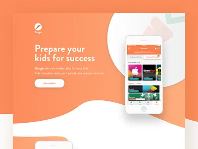 Dangle App Landing Page app design design landing landing page landing page design mobile app design ui design user interface ux design ux ui web app design web design
