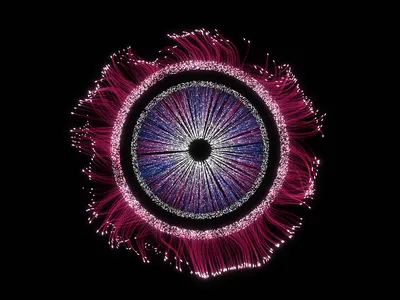 36 days of type - O 36 days of type 36 days of type lettering 36daysoftype 3d 3d art alphabet b3d blender3d cyclesrender design fifteen illustration letter o particles practice type typography