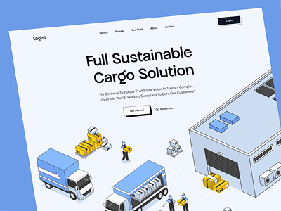 Logist - Web Page Design for Logistic Company airfreight cargo cargo service case study container corporate delivery delivery service landing page logistic website logistics logistics company package parcel shipment shipping shipping container shipping tracking transportation website