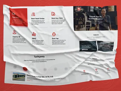 Öztek Textile Website fabric interface textile ui ux web website