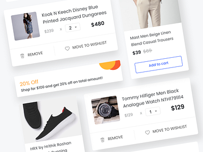 Ecommerce App Elements app card card checkout design ecommerce ecommerce app ecommerce design ios minimal mobile app design mockup ui