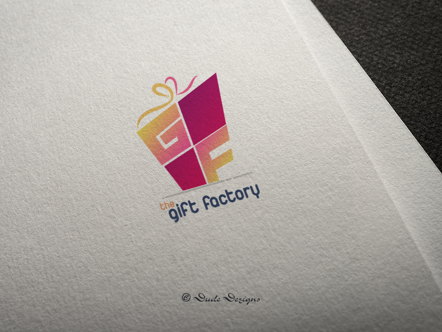 Example of Gift Factory | Logo Design | Dude Dezigns