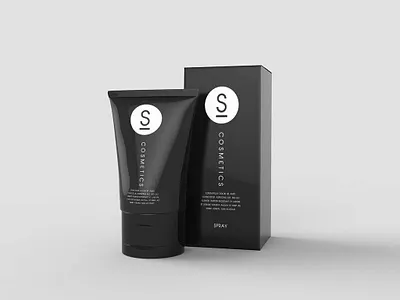 Realistic Cosmetics Tube Mockup (free) cosmetic cosmetics cream mock up mockup mockups package template tube
