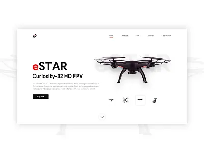 Drone Landing page dailyui experience design ui ui ux design ui library ui pack