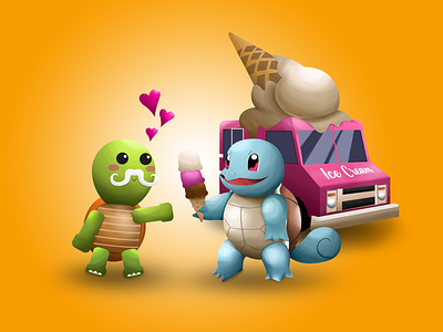 Love only grows by Sharing design illustration vector