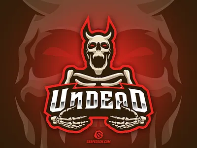 Undead branding design esport esports gaming identity illustration logo logotype mascot sport sports twitch