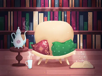 Library book illustration cartoon cartoon illustration children book illustration children illustration design illustration wacom tablet