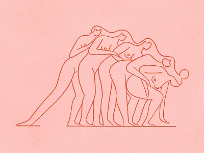 Echo dance echo frames intertwined motion one sequence